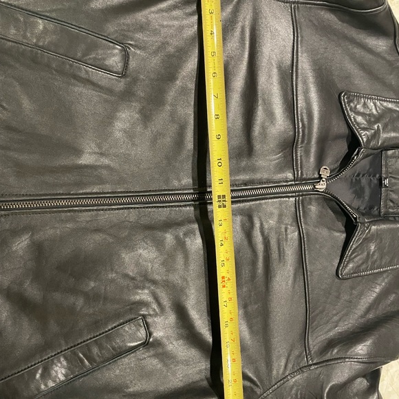 Pierre Cardin Black Leather jacket - Picture 5 of 6